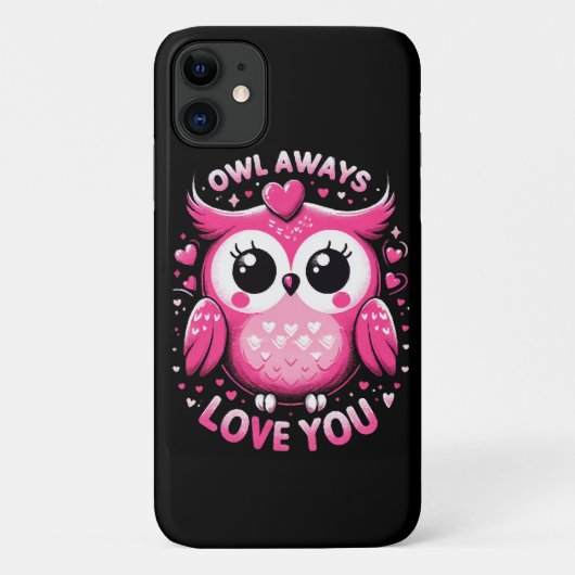 Coques Case-Mate iPhone Hibou t'aime toujours - Saint-Valentin (Dos)