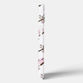 Coques Case-Mate iPhone Hiboux à thème blanc et rose (Verso / Droite)