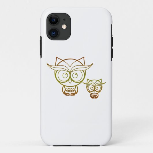Coques Case-Mate iPhone Hiboux de la Terre (Dos)