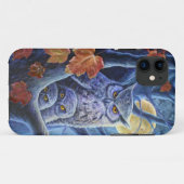 Coques Case-Mate iPhone Hiboux de lune de récolte (Dos (Horizontal))