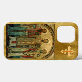 Coques Case-Mate iPhone Hiérarchie sainte Croix orthodoxe l Icône chrétien (Verso (horizontal))
