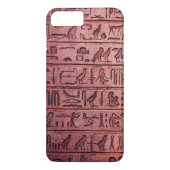 Coques Case-Mate iPhone Hiéroglyphes égyptiens anciens Red iPhone 7 Plus (Dos)