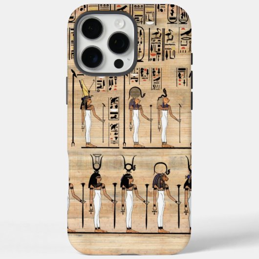 Coques Case-Mate iPhone Hiéroglyphes égyptiens Anciens Sur Papyrus (Verso)