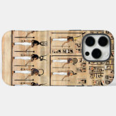 Coques Case-Mate iPhone Hiéroglyphes égyptiens Anciens Sur Papyrus (Verso (horizontal))