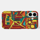 Coques Case-Mate iPhone High Noon-Hand Painted Abstract Art (Verso (horizontal))