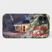 Coques Case-Mate iPhone High Sierra Joyeuses Fêtes (Dos (Horizontal))