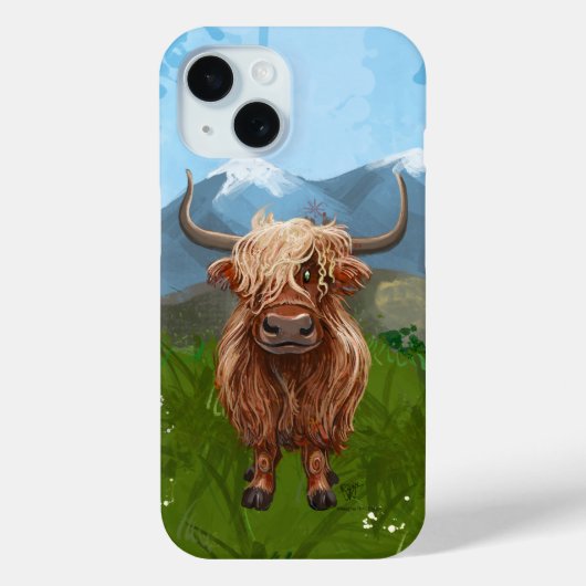 Coques Case-Mate iPhone Highland Cow Electronics (Verso)