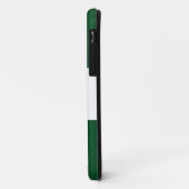 Coques Case-Mate iPhone HIKE Texte Gras Large Camp Vert Blancs (Dos/Gauche)