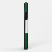 Coques Case-Mate iPhone HIKE Texte Gras Large Camp Vert Blancs (Dos/Droite)