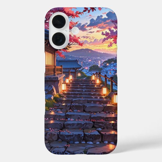 Coques Case-Mate iPhone Hilltop Shrine - Anime Spring Serenity (Verso)