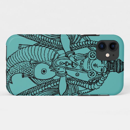 Coques Case-Mate iPhone Hindouisme : Vishnu (Dos (Horizontal))