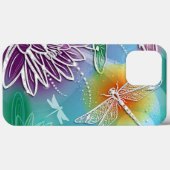 Coques Case-Mate iPhone Hip Dragonfly Jolie moderne été Floral Art (Verso (horizontal))