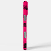 Coques Case-Mate iPhone Hip exotique rose chaud One-of-a-kind (Verso / Droite)
