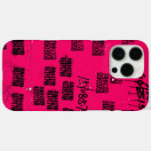 Coques Case-Mate iPhone Hip exotique rose chaud One-of-a-kind (Verso (horizontal))