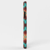 Coques Case-Mate iPhone Hip Summer Turquoise Orange Rouge Turquoise Orient (Dos/Droite)