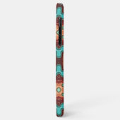Coques Case-Mate iPhone Hip Summer Turquoise Orange Rouge Turquoise Orient (Dos/Gauche)