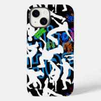 HipHop Dance Motif.w Black BG