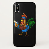 Coques Case-Mate iPhone Hippie au coq (Dos)