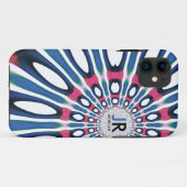 Coques Case-Mate iPhone Hippie 'delica Fruice Slice Monogramme Nom personn (Dos (Horizontal))