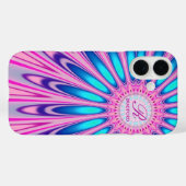 Coques Case-Mate iPhone Hippie 'delica Pink Blue Tie Dye (Verso (horizontal))