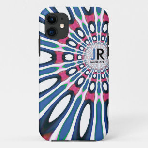Coque iPhone 11 Hippie 'délicieux tranche de fruit monogramme nom
