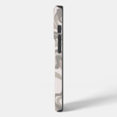 Coques Case-Mate iPhone Hippie les années 70 Gris Marbre Liquide Swirl Boh (Verso / Gauche)