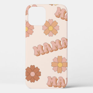 Case-Mate iPhone Case Hippie maman motif sans soudure. Arrière - plan su