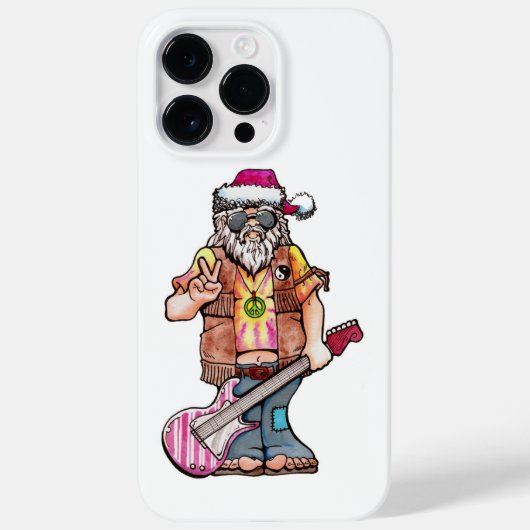 Coques Case-Mate iPhone Hippie Père Noël (Verso)