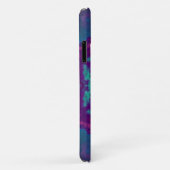 Coques Case-Mate iPhone Hippie psychédélique violet, bleu et rose (Dos/Droite)
