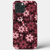 Coques Case-Mate iPhone Hippie rose foncé iPhone | 60s Hippie iPhone 13 (Verso)