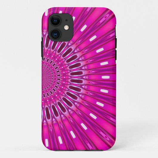 Coques Case-Mate iPhone Hippie-scopes teint rose Batik moderne (Dos)