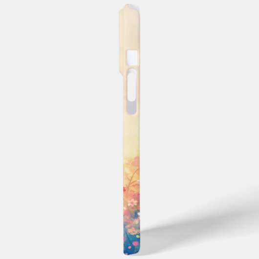 Coques Case-Mate iPhone Hippo béant dans une prairie rêvée (Verso / Gauche)