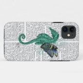 Coques Case-Mate iPhone Hippocampe à ailes (Dos (Horizontal))