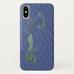Case-Mate iPhone Case Hippocampe art, Hippocampes  iPhone X, à peine là