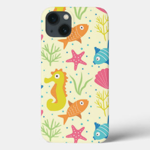 Case-Mate iPhone Case Hippocampe, étoile de mer et coquillages sous l'oc
