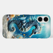 Coques Case-Mate iPhone Hippocampe sous l'eau (Verso (horizontal))