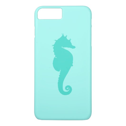 Coques Case-Mate iPhone Hippocampe Turquoise 2 (Dos)