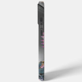 Coques Case-Mate iPhone HIPPOCAMPES AMOUREUX, PINK TEAL BLEU Nacre (Verso / Gauche)