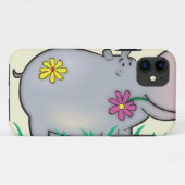 Coques Case-Mate iPhone hippopotame hippie mignon (Dos (Horizontal))