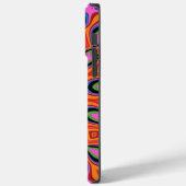 Coques Case-Mate iPhone Hipster Mandala Retro Orange (Verso / Gauche)
