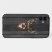 Coques Case-Mate iPhone Hipster Mustache Deer - Dark Edition (Dos (Horizontal))