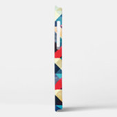 Coques Case-Mate iPhone Hipster zigzag : grunge motif sans soudure. (Verso / Gauche)