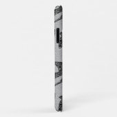 Coques Case-Mate iPhone Hirondelle japonaise en vol, charbon de bois et gr (Dos/Droite)