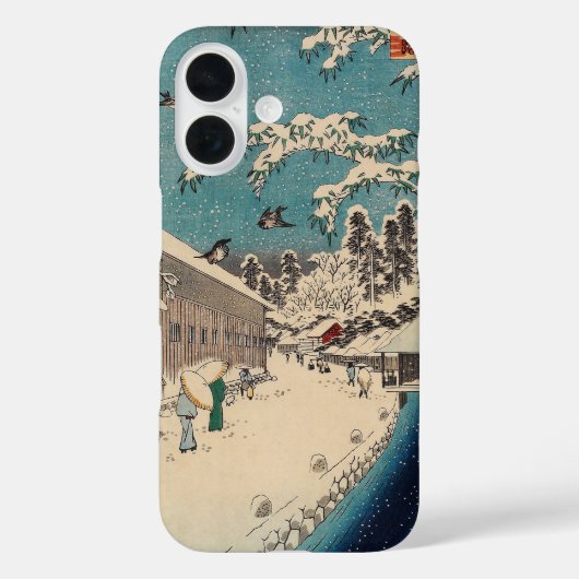 Coques Case-Mate iPhone Hiroshige hiver paysage Japon pays (Verso)