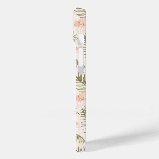 Coques Case-Mate iPhone Hisbiscus Tropical Palm Tree Motif (Verso / Gauche)