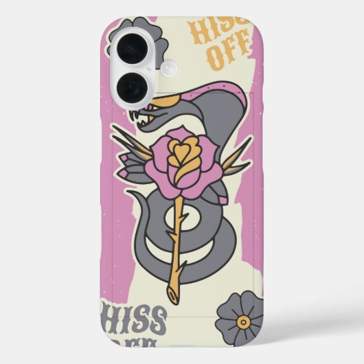 Coques Case-Mate iPhone Hiss Off - Tattoo Snake (Verso)