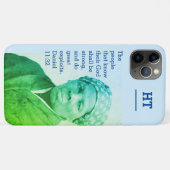 Coques Case-Mate iPhone Histoire noire HARRIET TUBMAN Monogramme Bleu (Dos (Horizontal))
