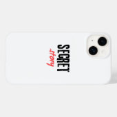 Coques Case-Mate iPhone histoire secrète (Verso (horizontal))