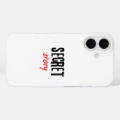 Coques Case-Mate iPhone histoire secrète (Verso (horizontal))