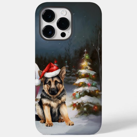 Coques Case-Mate iPhone Hiver Allemand Berger Caravane Noël Aventure (Verso)